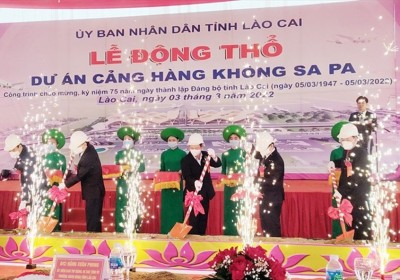 Lào Cai khởi công cảng hàng không lớn nhất Tây Bắc