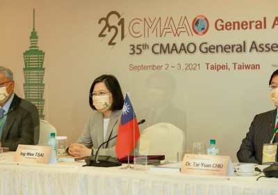 台灣總統出席「第35屆亞洲暨大洋洲醫師會聯盟大會」