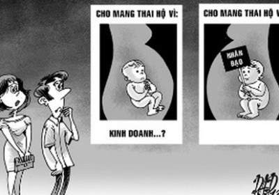 Mang thai hộ vì mục đích thương mại bị phạt đến 10 triệu đồng