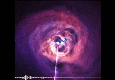 NASA公布「黑洞裡的聲音」