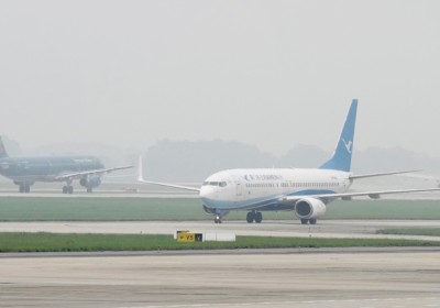 Sân bay quốc tế Nội Bài đón chuyến bay đầu tiên Hạ Môn - Hà Nội